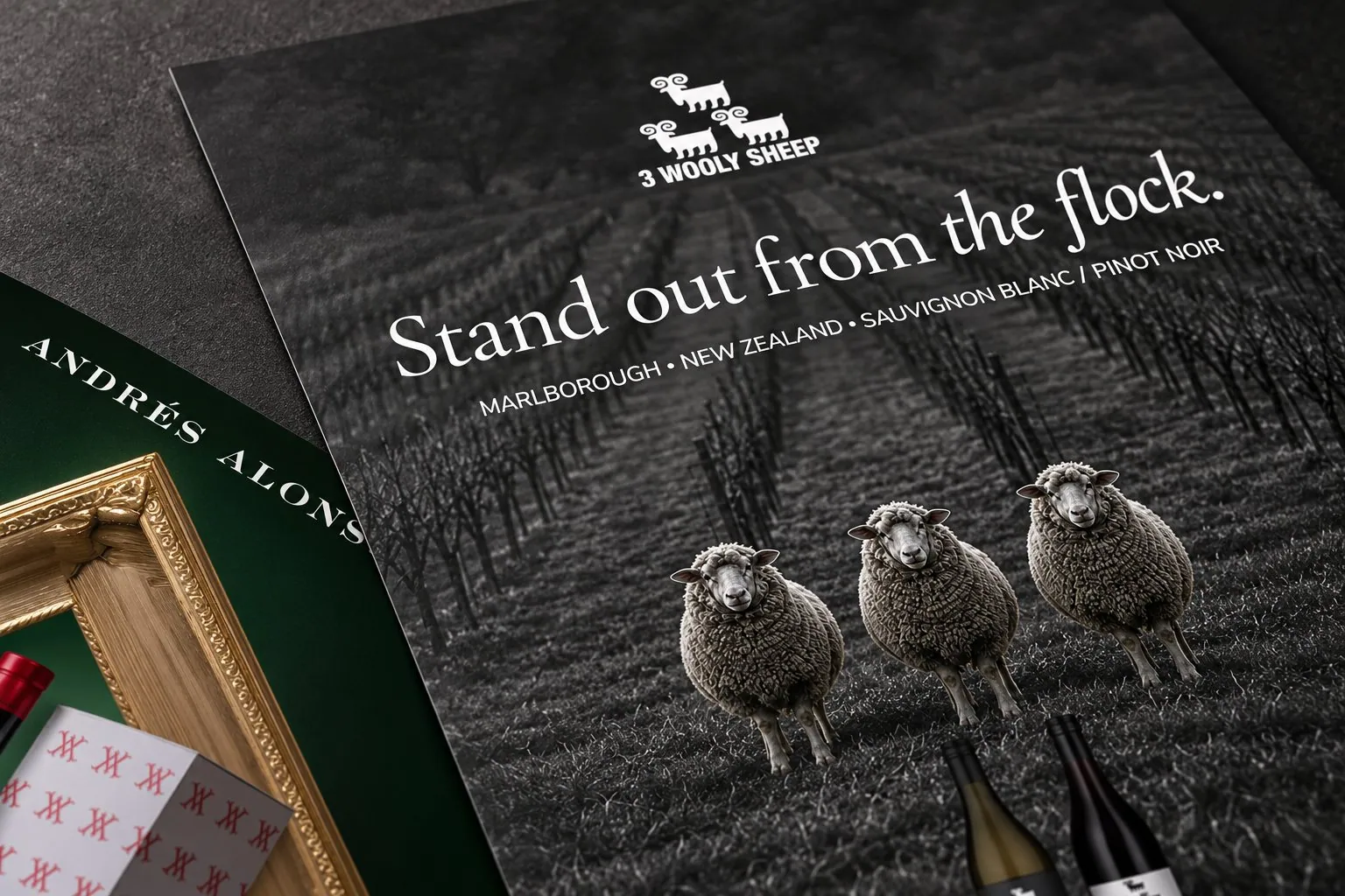 3 Wooly Sheep and Andrés Alonso full-page producer features.