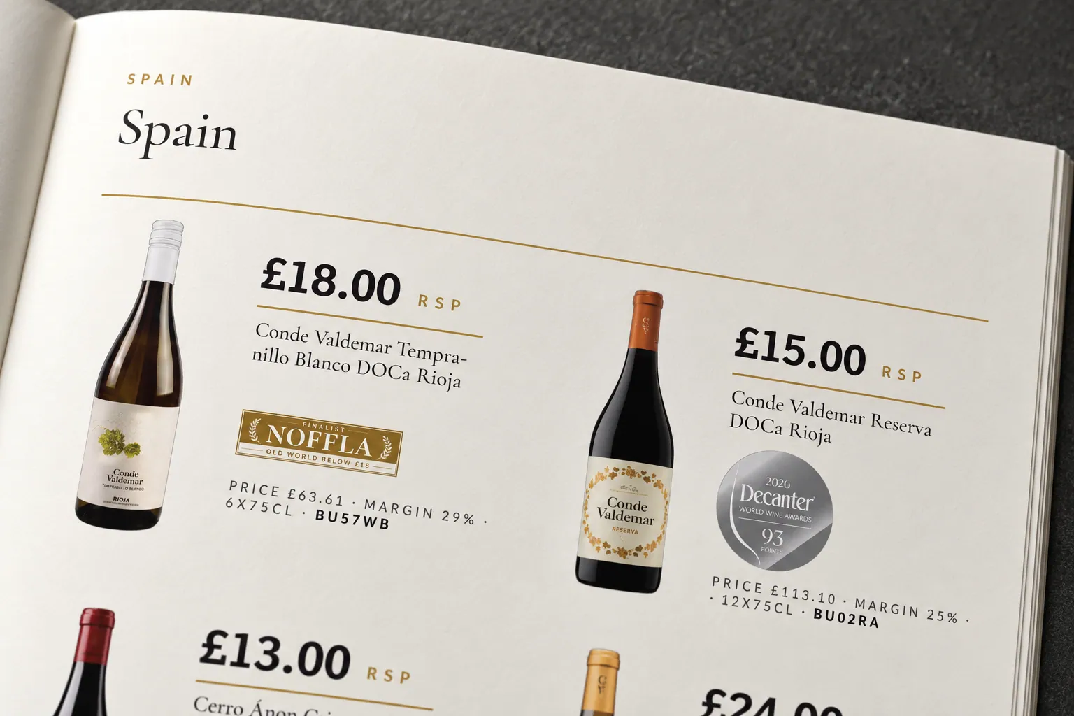 Product spread from the Febvre Christmas Offers 2026 catalogue.