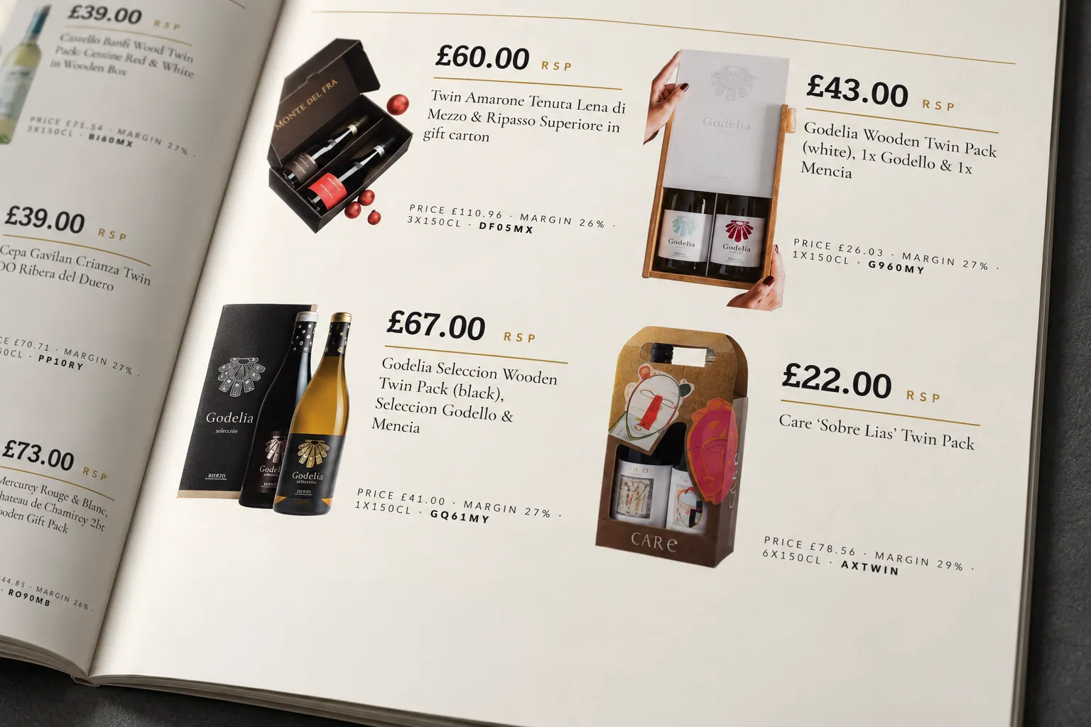 Product spread from the Febvre Christmas Offers 2026 catalogue.