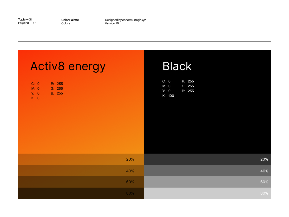 SolarStart brand guidelines, spread 17 of 23
