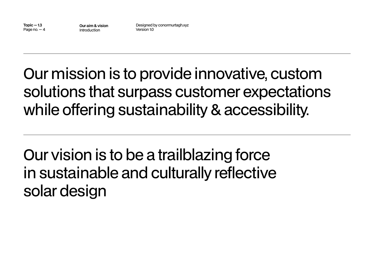 SolarStart brand guidelines, spread 6 of 23