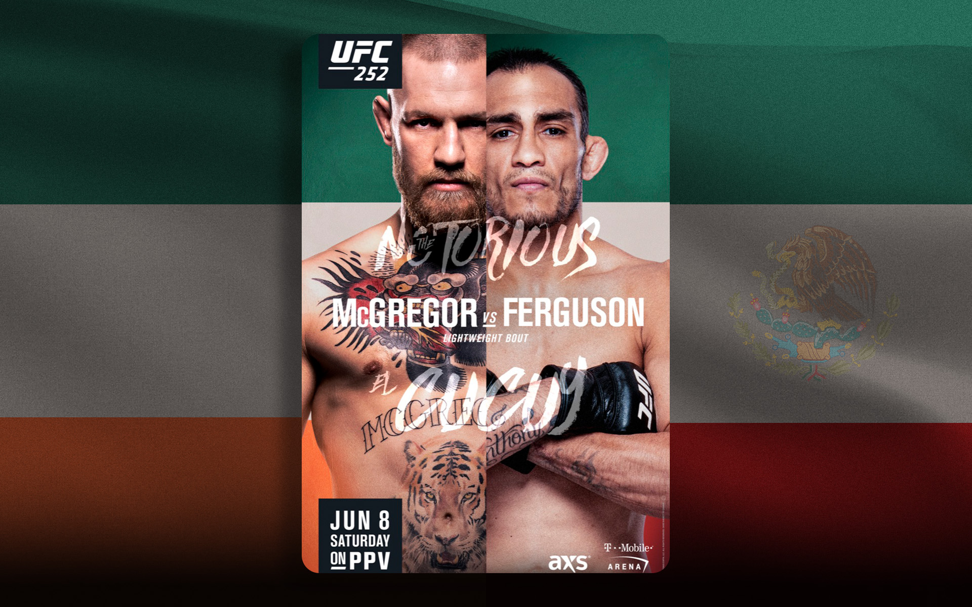 UFC event key art poster remake